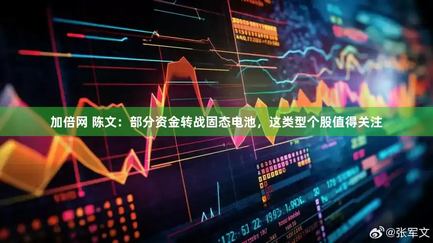 加倍网 陈文：部分资金转战固态电池，这类型个股值得关注